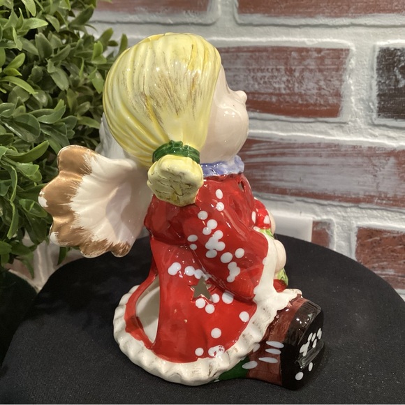 Raggedy Ann Type Doll - Ceramic Crafted - Candle Holder Decor - Very Nice - Picture 6 of 10